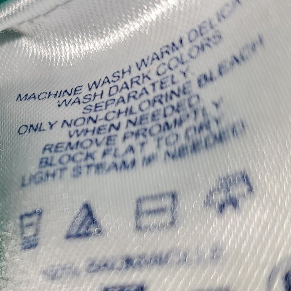 70- Lands' End Basket Weave Cable knit Green Sweater - Picture 6 of 7